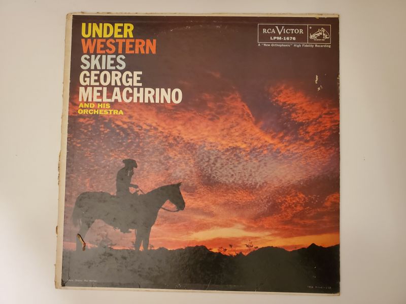 George Melachrino and His Orchestra Under Western Skies vinyl record